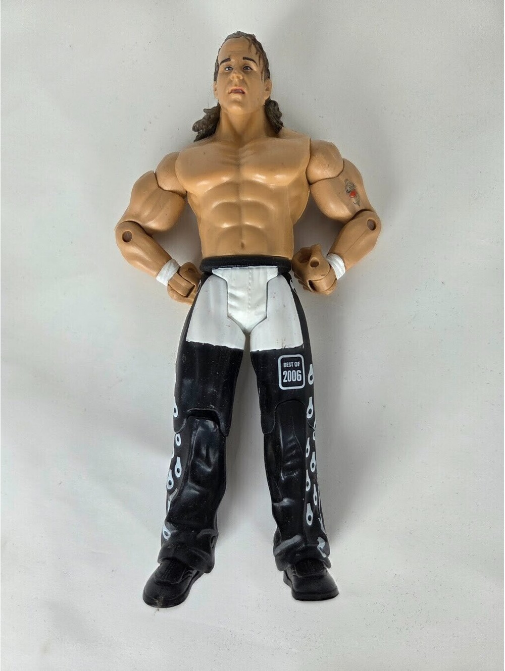 WWE Shawn Michaels Action Figure Jakks Best of 2006 Black & White Pants